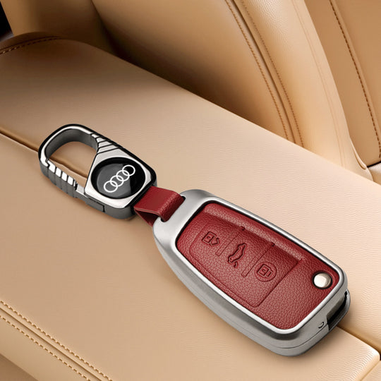 Audi Leather Key Fob Cover