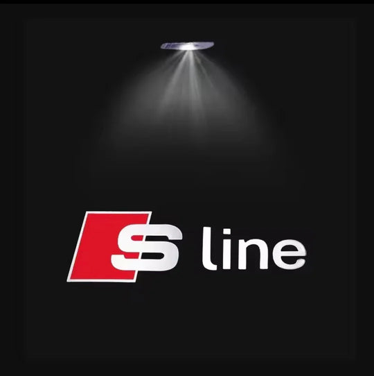 S Line Door Light Projector – LED Logo Lights