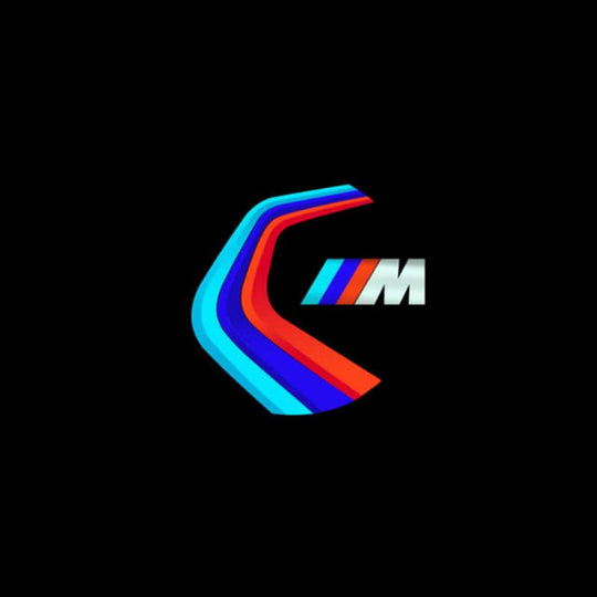 M Race Track Door Projector