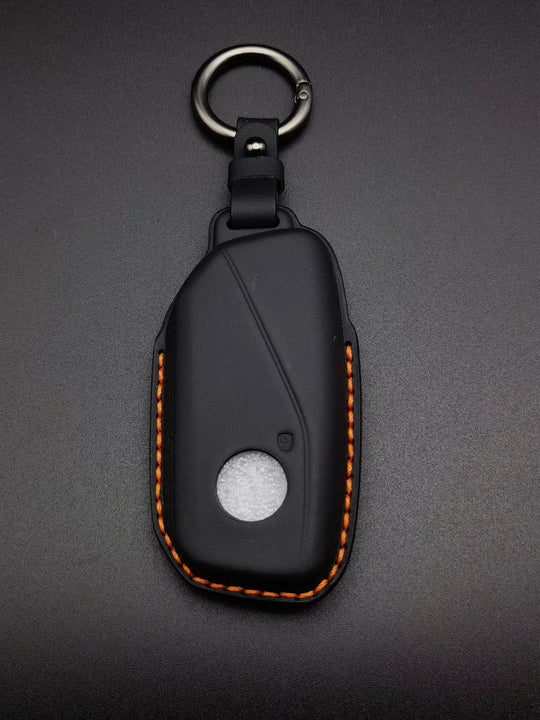 Genuine Leather BMW Key Cover with Buckle